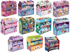 frozen multi bin toy organizer