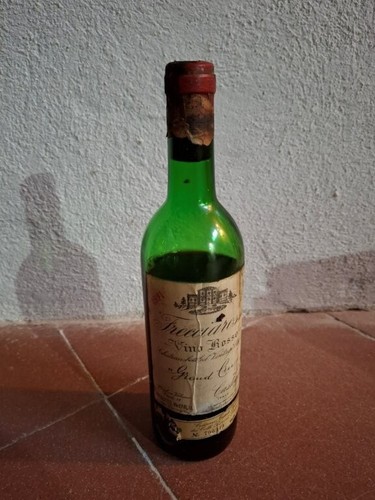 Wine Rosso Frecciarossa 1971 numbered bottle