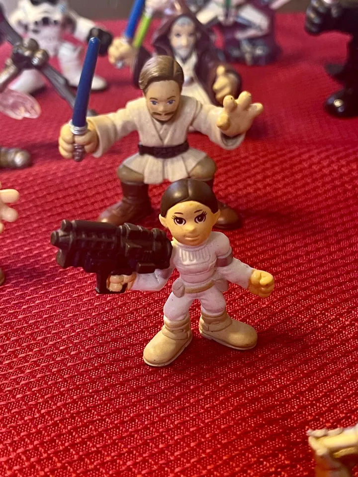 Lote De Héroes Galácticos Star Wars Darth Vader General Grievous Luke Leia 12 Total Foto 4 de 4