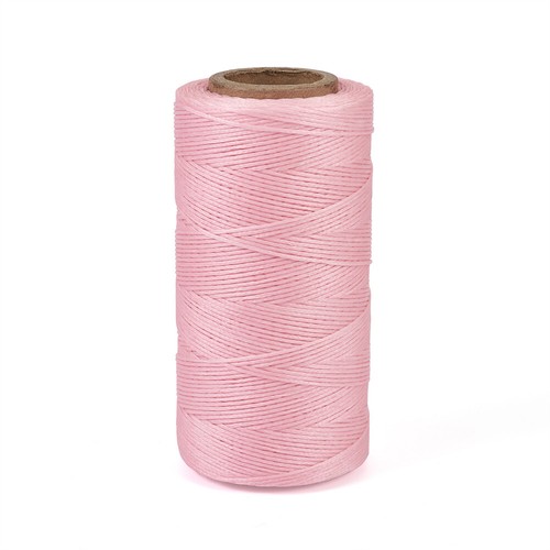 Hilo encerado plano de 1 mm 284 yardas/rollo cuerda de coser cordón de poliéster multicolor - Imagen 16 de 42
