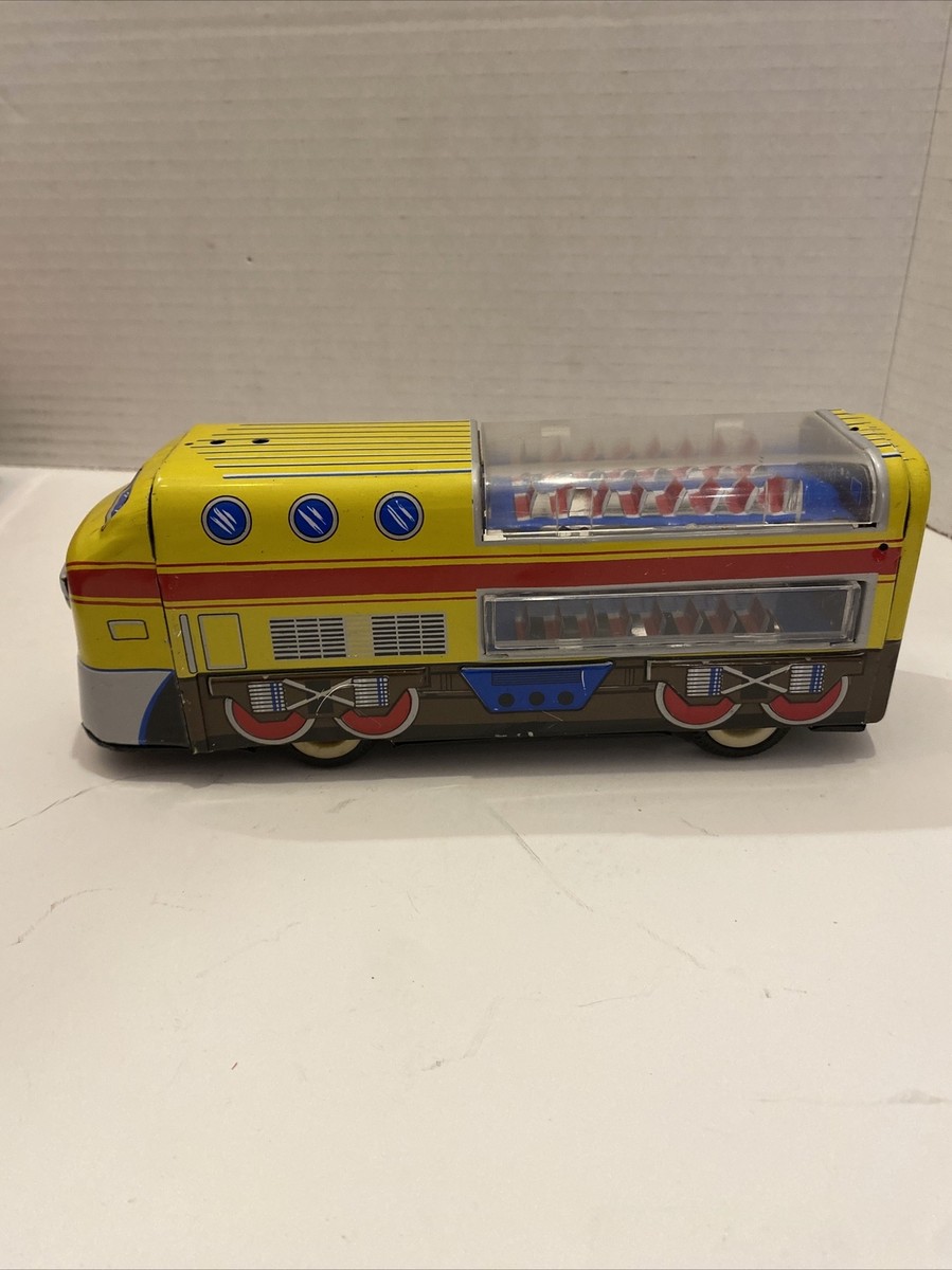 Lot Of 2 Vintage Tin Toy Friction Trains China MF 136 MF 170 Lot Of 2 Vintage Tin Toy Friction Trains China MF 136 MF 170