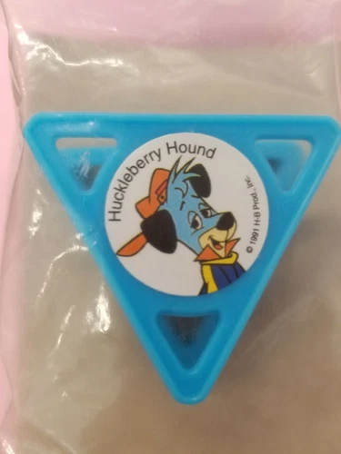 1991 HUCKLEBERRY HOUND Ink Stamp Kellogg's cereal premium, NIP