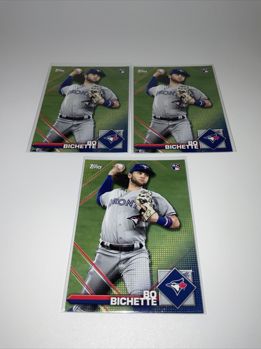 2020 Topps Baseball Bo Bichette Lot Of 3 Sticker Collection Rookie RC Blue  Jays