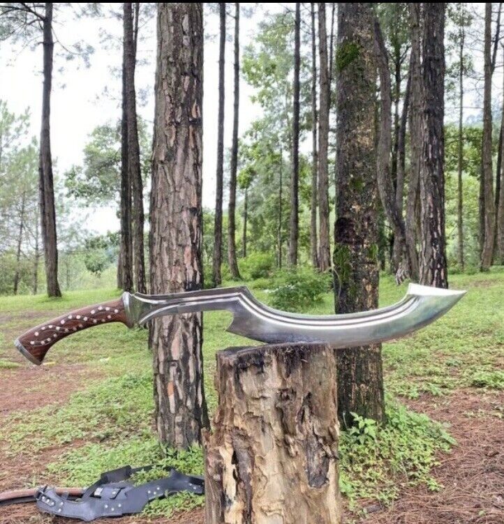 27 inches blade Egyptian Khopesh Sword Razar Sharp Camping Sword With ...
