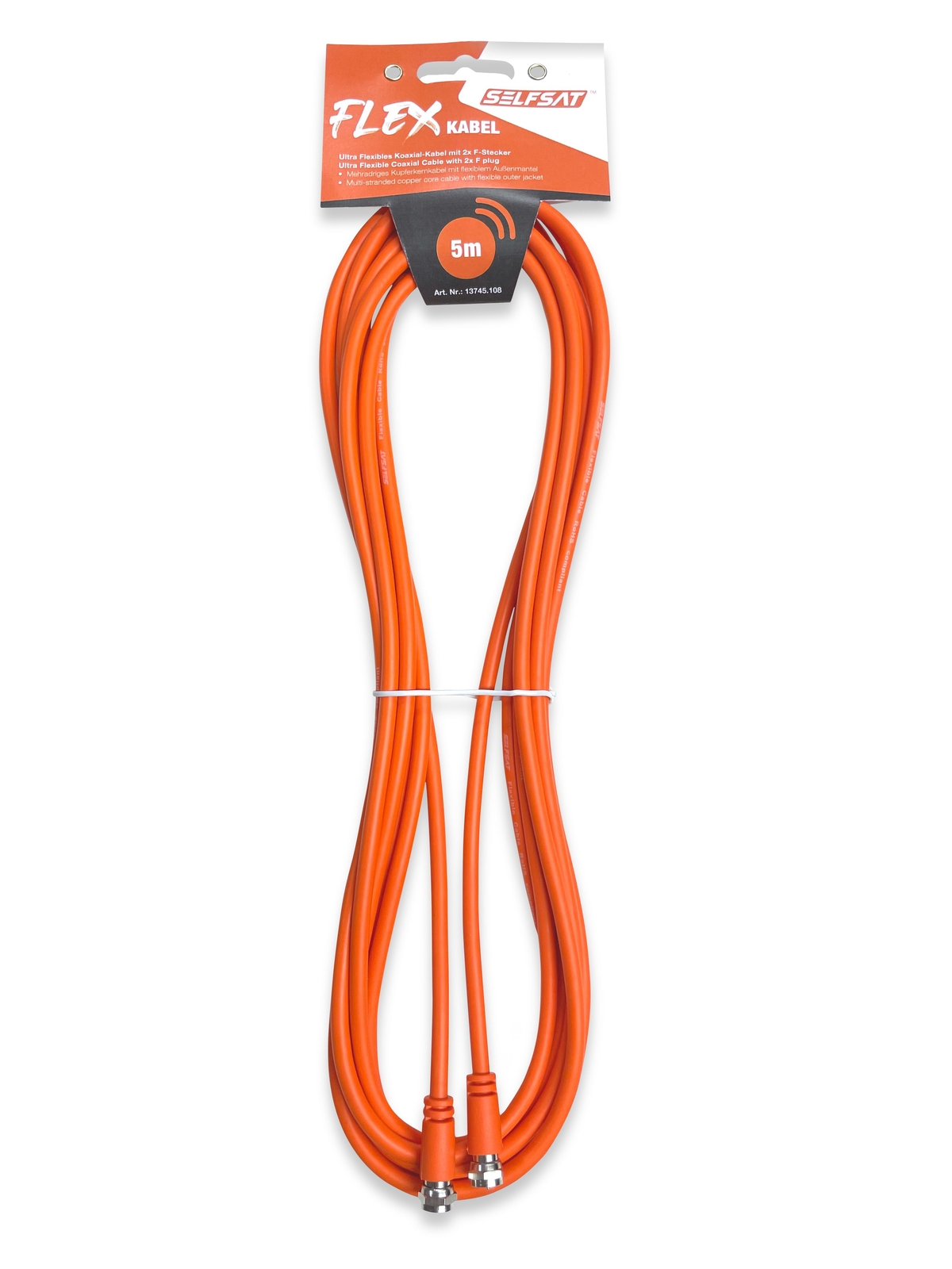 Thumbnail - Selfsat Ultra Flexibles Koax-kabel Mit 2 X F-stecker 1,5-20 Meter