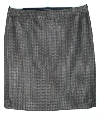 JONES NEW YORK Women's 100% Polyester Pencil Skirt Lined Plaid Size 20W Plus