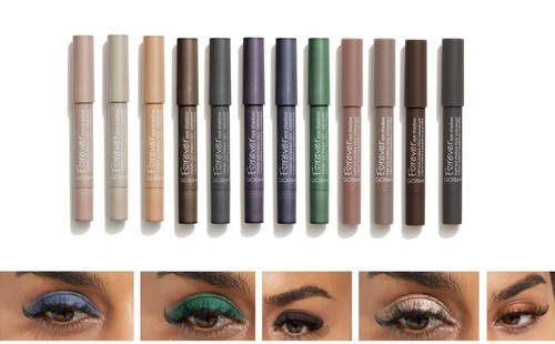 GOSH Forever Eye Shadow Stick Waterproof 12 Shades Metallic Glittery Effect - Picture 1 of 59