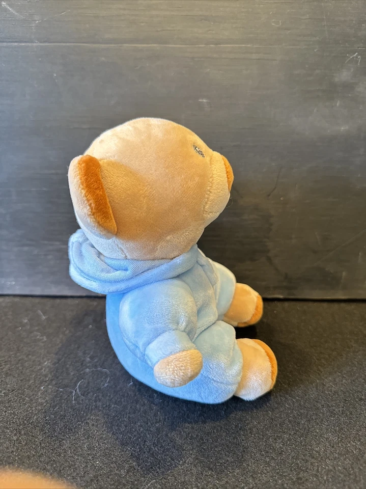 Ty Blue PJ Bear 7" Plush Stuffed Animal Baby Toy - Image 4 of 4