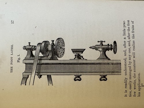 1869. Manual Of The Hand Lathe. WATSON, Egbert P. Philadelphia. Illust. 1st Ed. - Picture 14 of 18