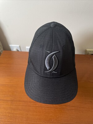 Cabelas Instinct Logo Trucker Snapback Ripstop Black Hat Adjustable