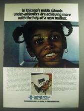 1974 Sperry Univac Computer Systems Ad - In Chicago's public schools