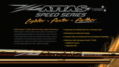 NEW UST TSPX ATTAS SPEED T1100G GRAPHITE GOLF SHAFT CHOOSE SPECS