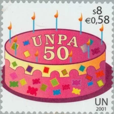 UN Vienna #Mi343 MNH 2001 Postal service UNO [295]