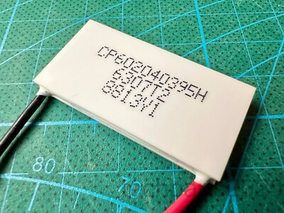Same Sky Peltier TEC Module, 20 x 40mm, 3.9mm, 7.6V, 6.0A, ΔTmax=77C, Qmax=30W