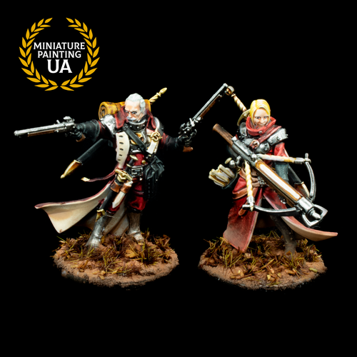 ⭐️WHFB AoS Alliance Order Painted Galen Doralia ven Denst Witch Hunters