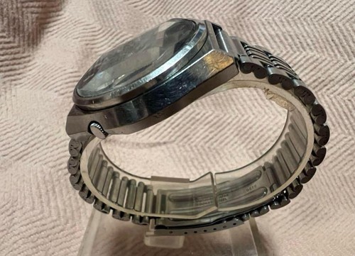 1975 Seiko 5 Actus SS 6106-8690 grünes Zifferblatt 38 mm automatische Herrenuhr Japan Versand - Bild 8 von 13