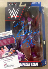 WWE THE NEW DAY KOFI KINGSTON  Signed MATTEL Series 96  Action Figure JSA