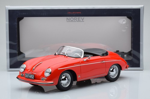 187461 Porsche 356 Speedster Red Norev 1/18 - Imagen 6 de 6