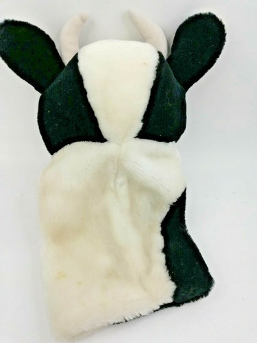 Dakin black & white cow hand puppet VTG -1984 VGC - Picture 2 of 6