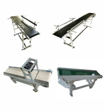 TECHTONGDA Various Length & Width Electric Belt Conveyor Machine Transport Tool
