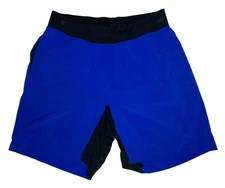 Lululemon Men's T.H.E. Linerless Blue Athletic Shorts C50416; M