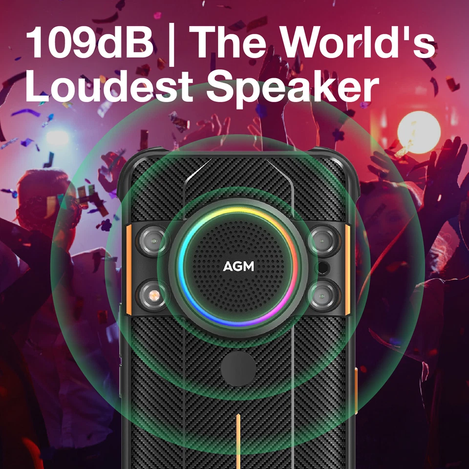 AGM H5 64GB/128GB ROM 7000MAH Rugged Smartphone Unlocked Phones Dual SIM Android - Image 3 of 4