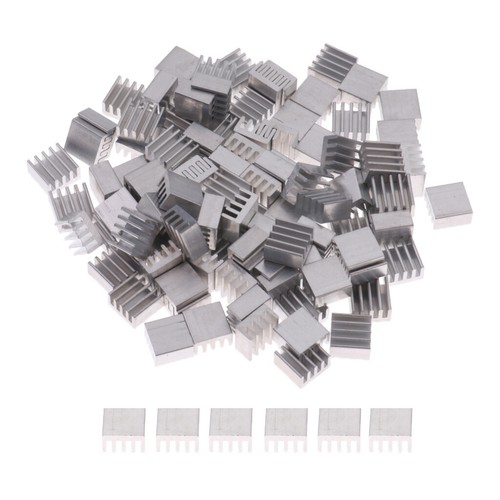 100pcs 9mmx5mmx9mm Aluminium Kühlkörper Kühler Platine Kühlung Fin mit - Afbeelding 7 van 10