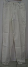JORDACHE WHITE DENIM JEANS - SIZE 12