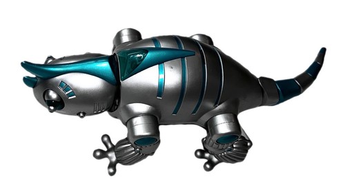 Vintage 1999 Trendmasters Muy Loco Cyber Chamelon Robotic Robot Pet No Remote - 第 2/3 張圖片