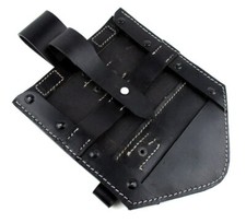 Wehrmacht Luftwaffe Klappspatenhülle Feldspatenhülle Spatentasche WWII schwarz