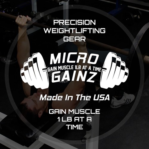 Micro Gainz Paar 1,25 Pfund olympische Bruchhantelscheiben, Made in USA - Bild 7 von 7