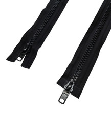 MebuZip 8 Cerniere Lampo In Plastica #5 A 2 Vie Divisibili, 60 Cm, 8 Colori Per Cappotti E Giacche