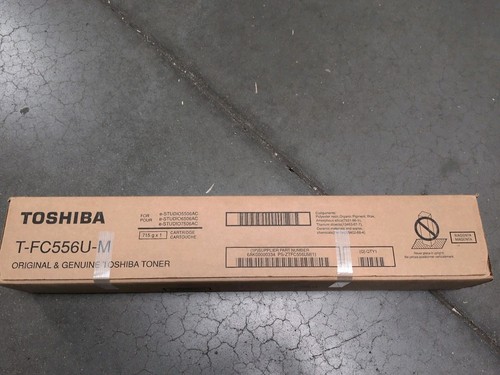 TOSHIBA T-FC556U-M Magenta Toner Cartridge Genuine OEM Original - 第 1/1 張圖片