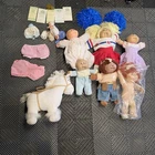 Vintage Cabbage Patch Kids Lot 3 Xavier Roberts Signed Dolls Koosas + Papers