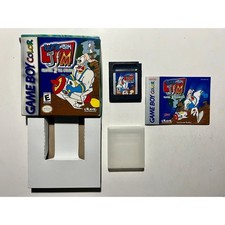 Earthworm Jim Menace 2 The Galaxy (Game Boy Color)Complete CIB Authentic Works🔥