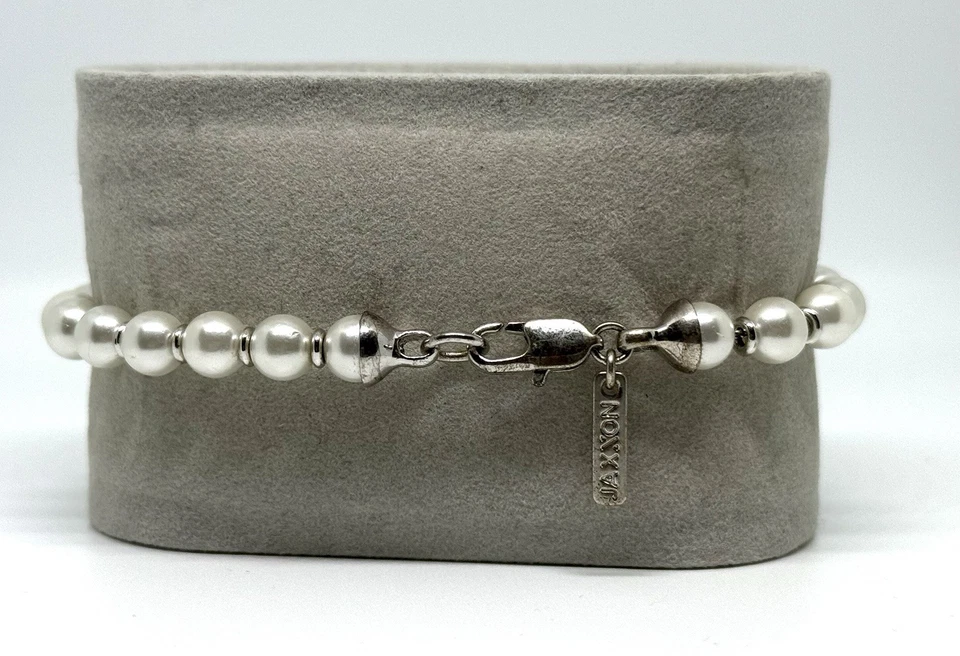 JAXXON Pearl Bracelet - 7.5” Pearls With Lobster Clasp - Image 2 of 4