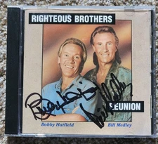 Righteous Brothers Reunion CD Signed Unchained Melody Autographed Oldies Classic