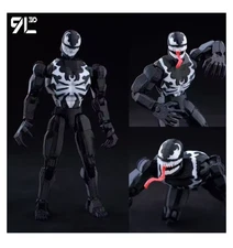 9L3D Anime Venom Spider-Man Movable Action Figure Toy