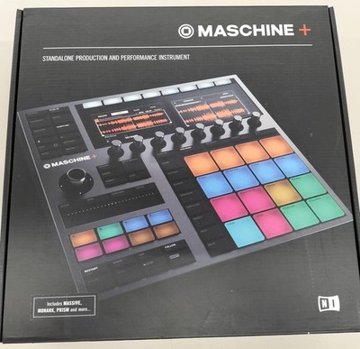 NATIVE INSTRUMENTS MASCHINE+ PLUS Standalone Production w/ Box Adapter MG01 9.0