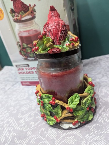 Better Homes And Gardens Edizione Limitata 2013 Set Barattolo Cardinale Topper e Supporto - Foto 3 di 10