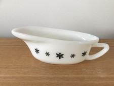 Vintage PYREX Snowflake Gravy Boat - NO SAUCER