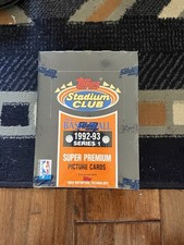 1992-93 Topps Stadium Club Series 1 Basketball Factory Sealed Box