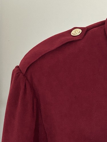 Classic St. John Sport by Marie Gray L Large Burgundy/Maroon Red Shirt/Jacke - Bild 8 von 12