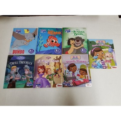 7 DISNEY BOOKS- STORY READER ME READER