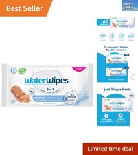 Sensitive Baby Wipes 60 Count  99.9 Purified Water, Fragrance-Free Care