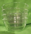 Vintage Pyrex #463 Clear Scalloped/3 Line  Bowls 6 Oz.