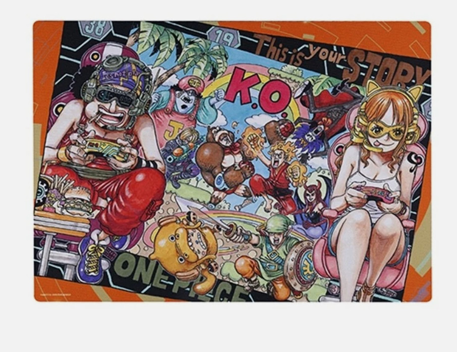 One Piece Playmat Card Game Jump Festa Limited Edition BD4-JF New