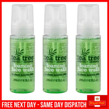 3 Pack Tea Tree Face Wash 200ml | Deep Cleansing Anti Acne Oil Control Foam