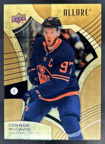 2021-22 UD Allure Connor McDavid Golden Treasures #1/1 Oilers