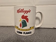 vintage kellogs cornflakes 70th anniversary mug 1993 kilncraft made in england